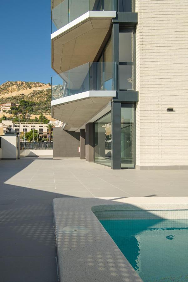 Ferienwohnung Modern Sea Front Jacuzzi Blue Sky Alicante Exterior foto