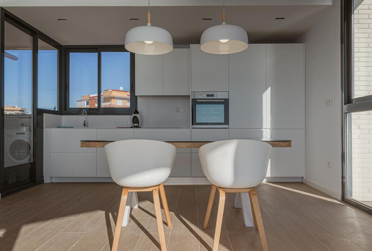 Ferienwohnung Modern Sea Front Jacuzzi Blue Sky Alicante Exterior foto